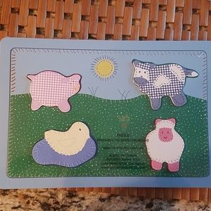 Pottery Barn Kids wooden Puzzle